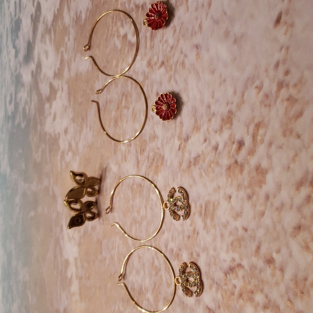 3 Sets of Assorted Earrings
